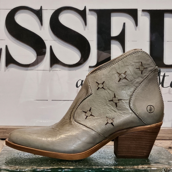 Casta Terry Bootie Teal Turquoise With Brown Wmns Sz US 8.5 | EU 39 NEW - Picture 3 of 14